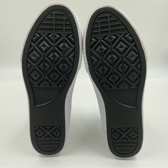 Converse All Star High Top Zipper Silver Glitter Sneakers. Juniors Size 6. - Picture 6 of 8